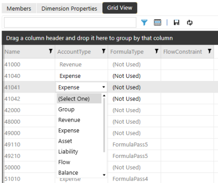 The Grid View tab has a gray background with white text and gray and white grid.